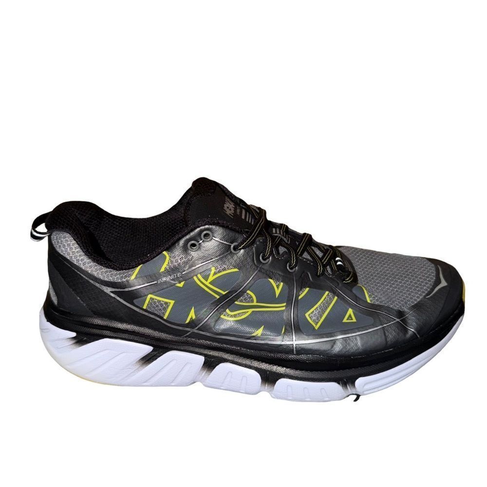 Hoka infinite Black and Yellow Athletic Shoes size 11.5